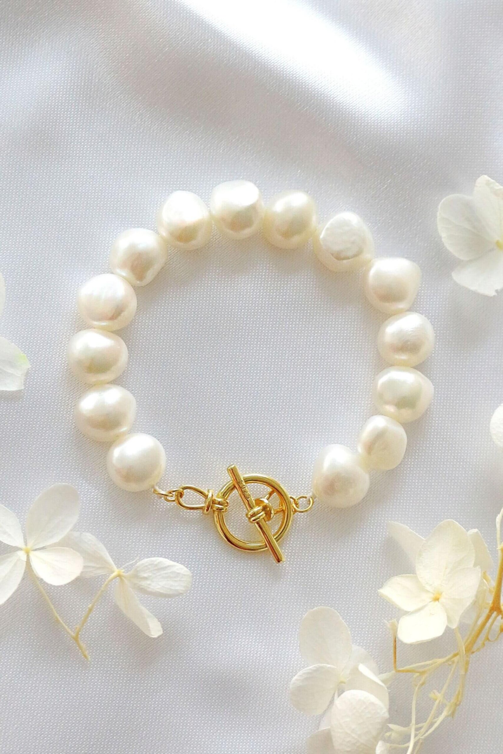 Genuine Baroque Freshwater Pearl Bracelet 7