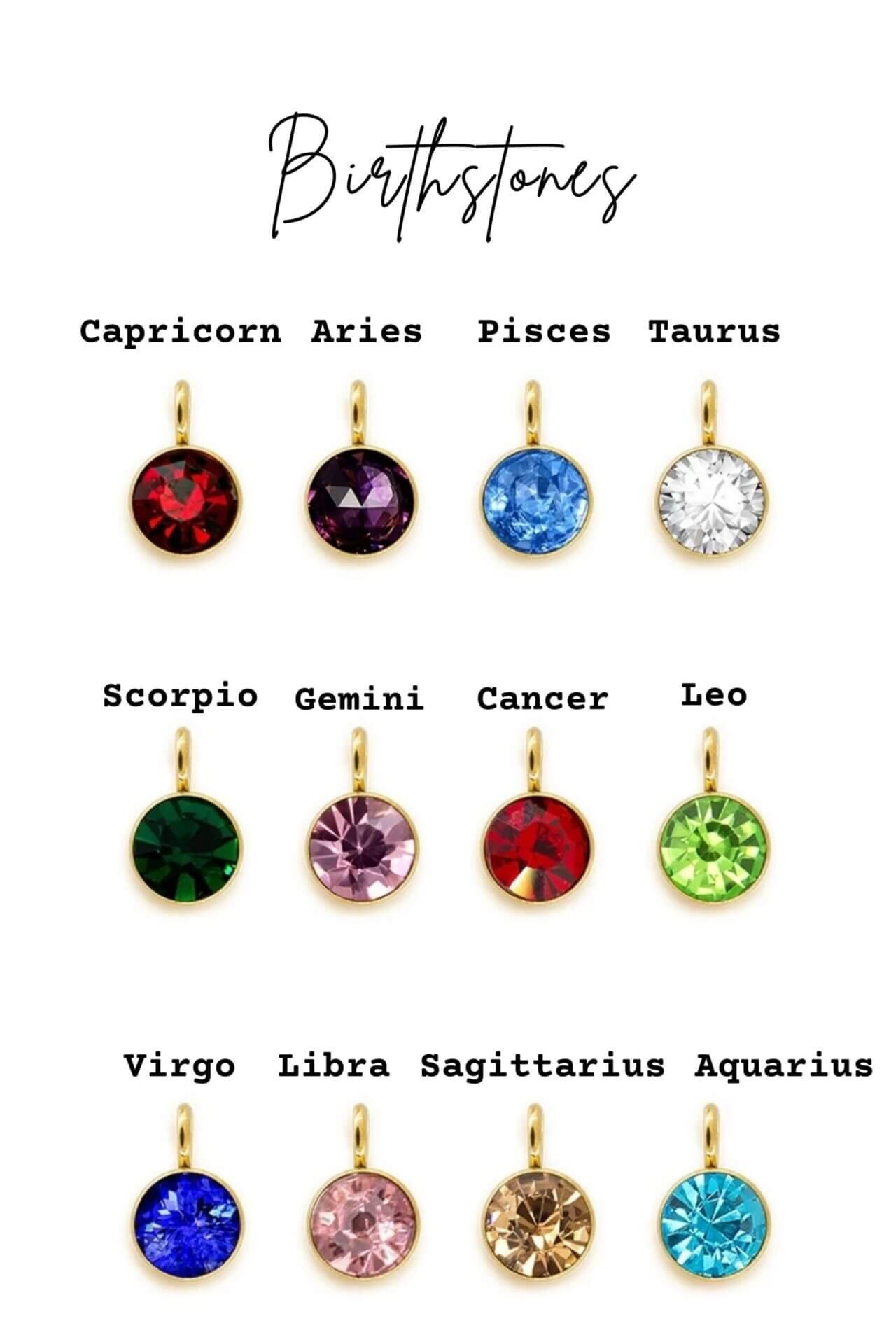 Buy Cancer Zodiac Name Personalised Necklace Star Sign Astrology Jewelry  Ruby Cancer Birthstone Zodiac Necklace Gift for Her Bridesmaid Gift Online  in India - Etsy