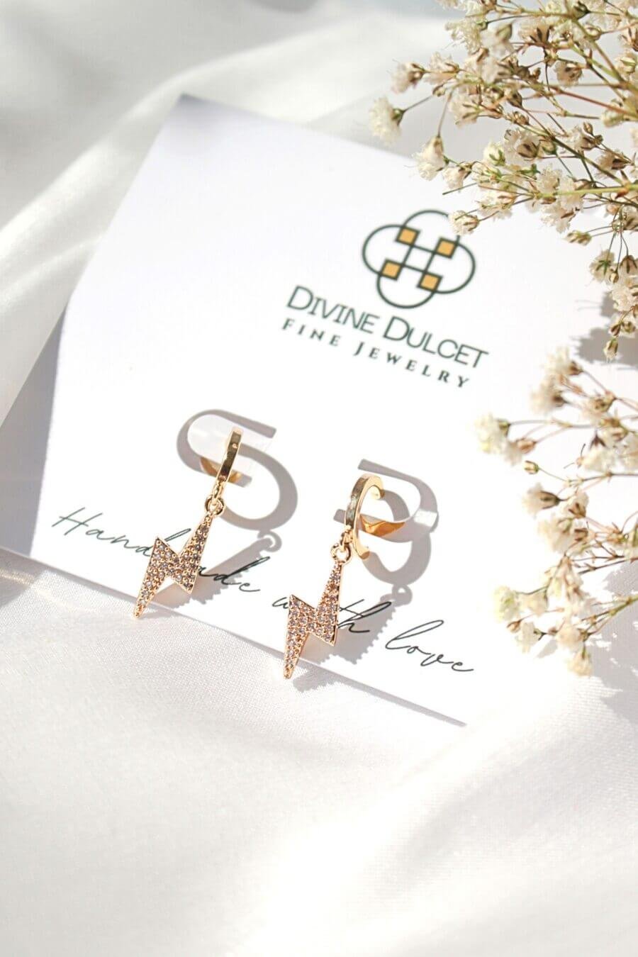 Idylle Blossom Studs, 3 Golds And Diamonds - Jewelry - Categories