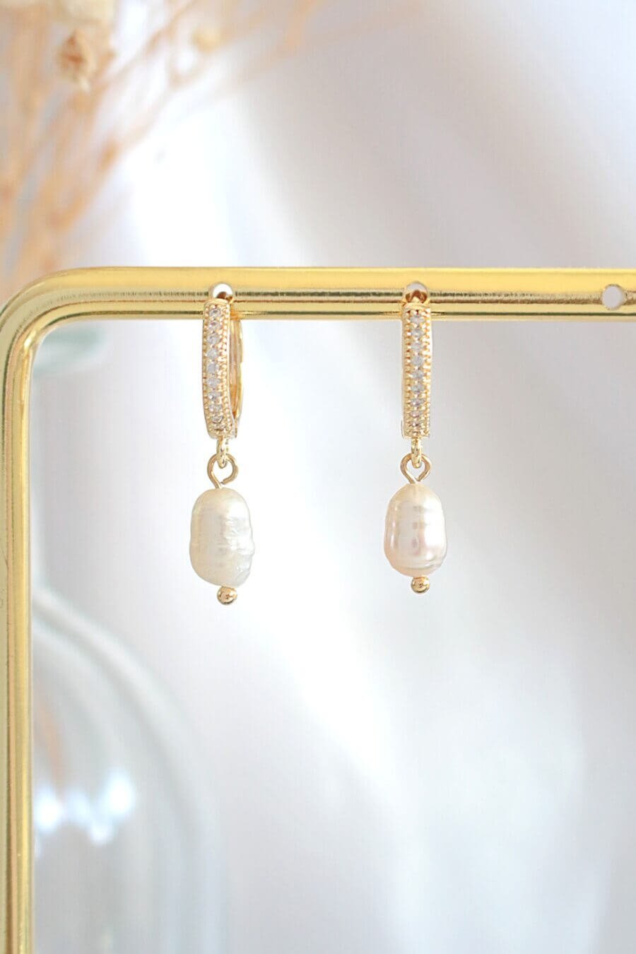 Pearl Mesh Earringsmesh artsy bold bohemian Dangle Earrings fresh water  pearls everyday jewelry Earrings gold gold filled gold wrapped pearls hoop  earrings mother of pearl one of a kind pearls Save –